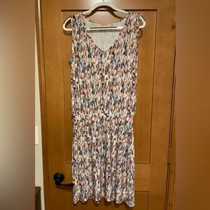 Multicolor Sleeveless Viereck Atwell Dress